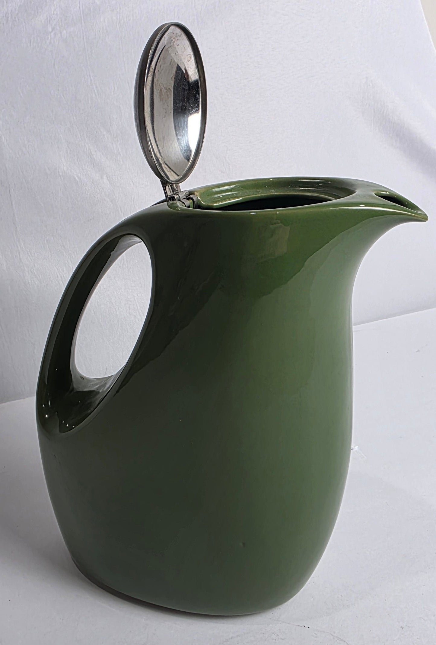 Vtg. Green Bee House Japan Pitcher