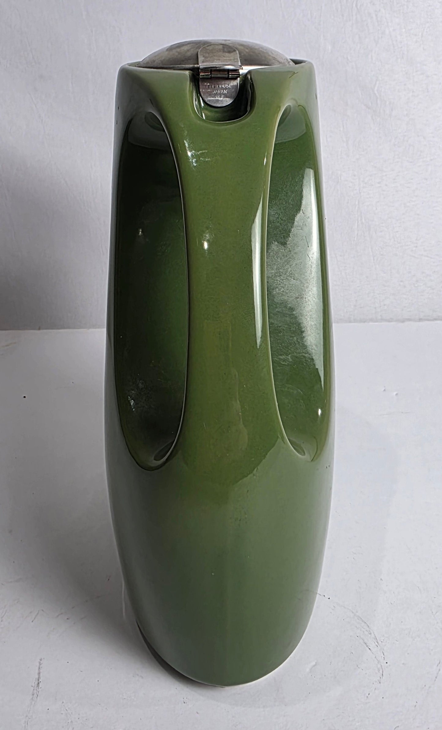 Vtg. Green Bee House Japan Pitcher