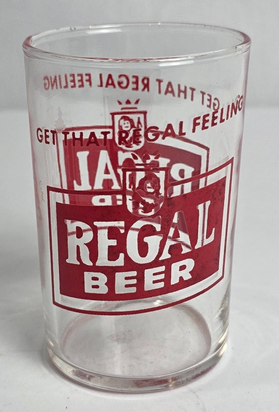 Regal Beer Promotional Glass