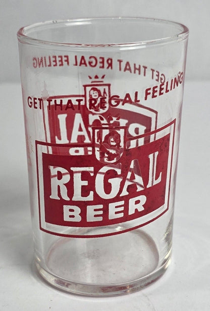 Regal Beer Promotional Glass