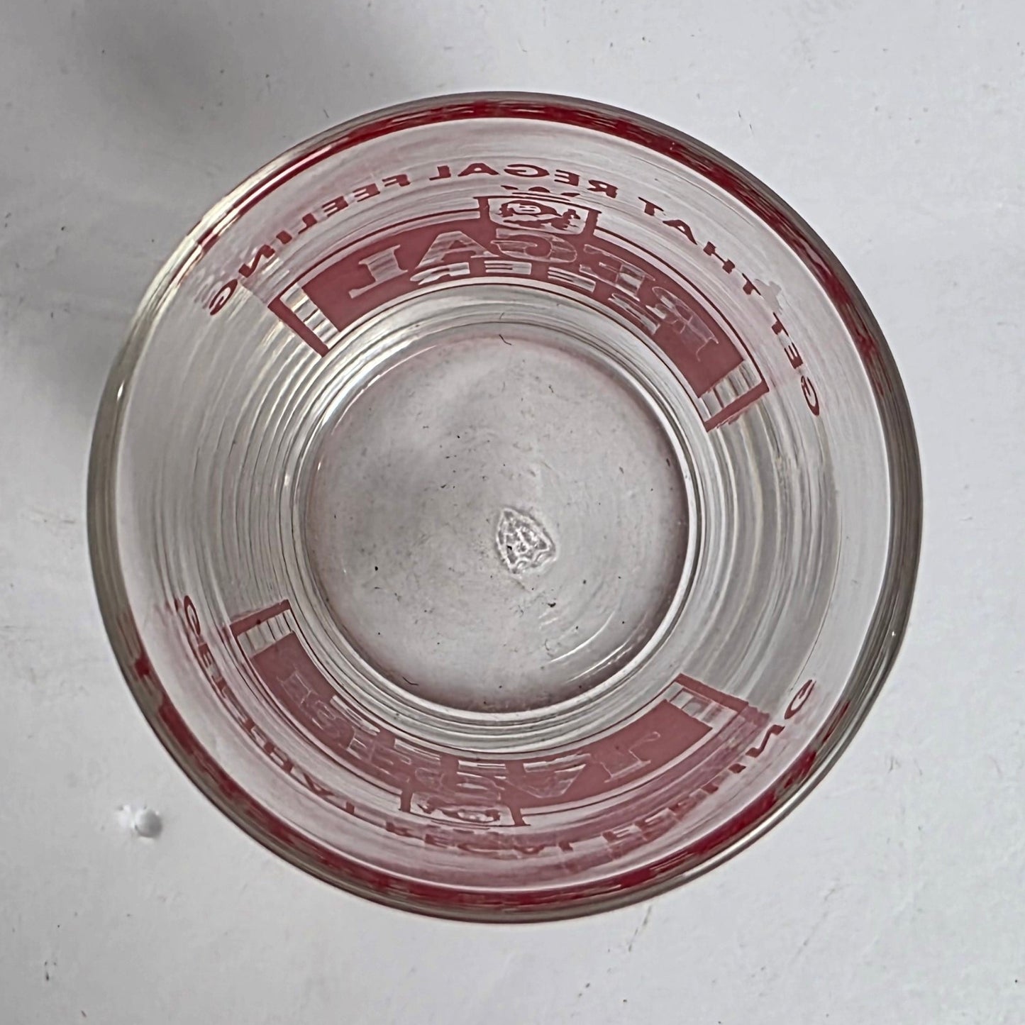 Regal Beer Promotional Glass