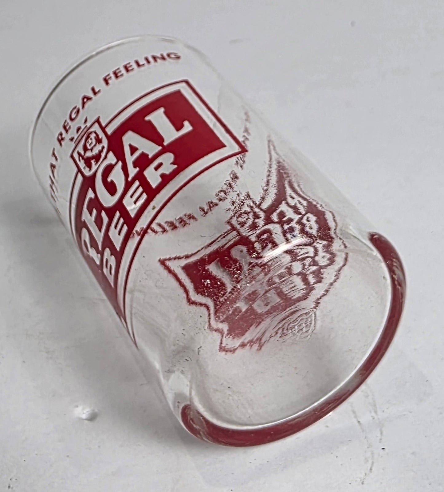 Regal Beer Promotional Glass