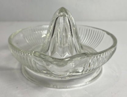 Vtg. Glass Juicer w Loop Handle