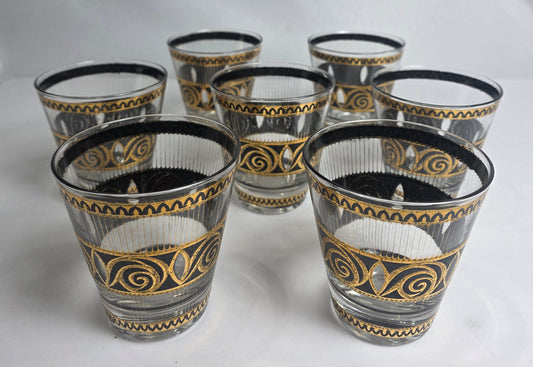 MCM 22K Culver Glass Set (7)