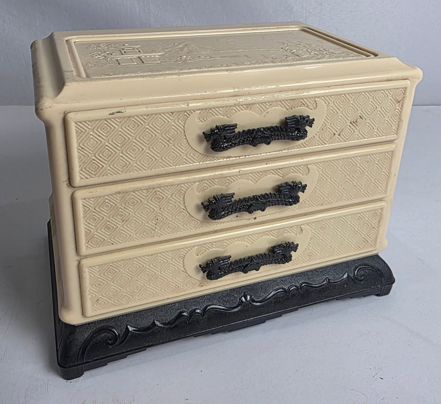 Vtg. Asian Jewelry Box