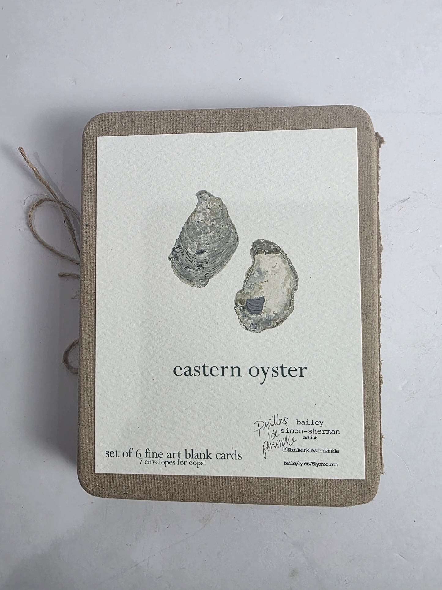 Eastern Oyster Card Set - Bailey Simon-Sherman