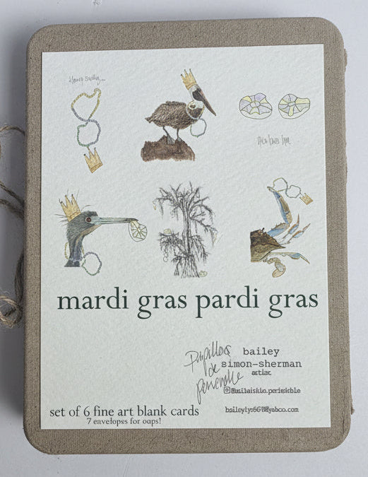 Mardi Gras Pardi Gras Card Set - Baily Simon-Sherman