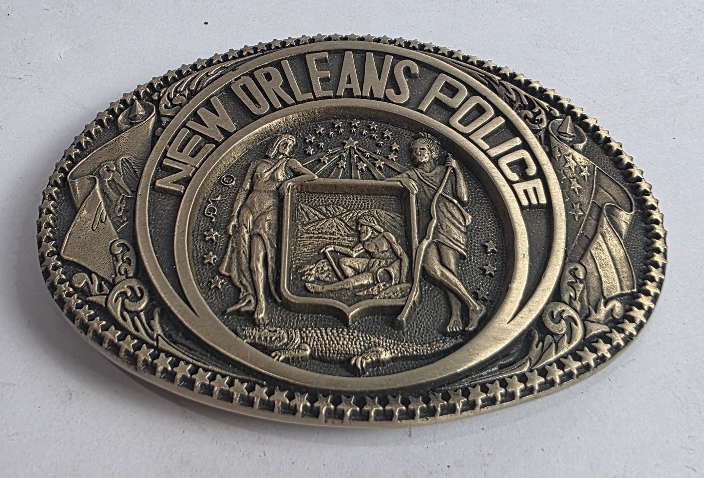 Vtg. NOPD Belt Buckle