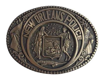 Vtg. NOPD Belt Buckle