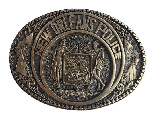 Vtg. NOPD Belt Buckle