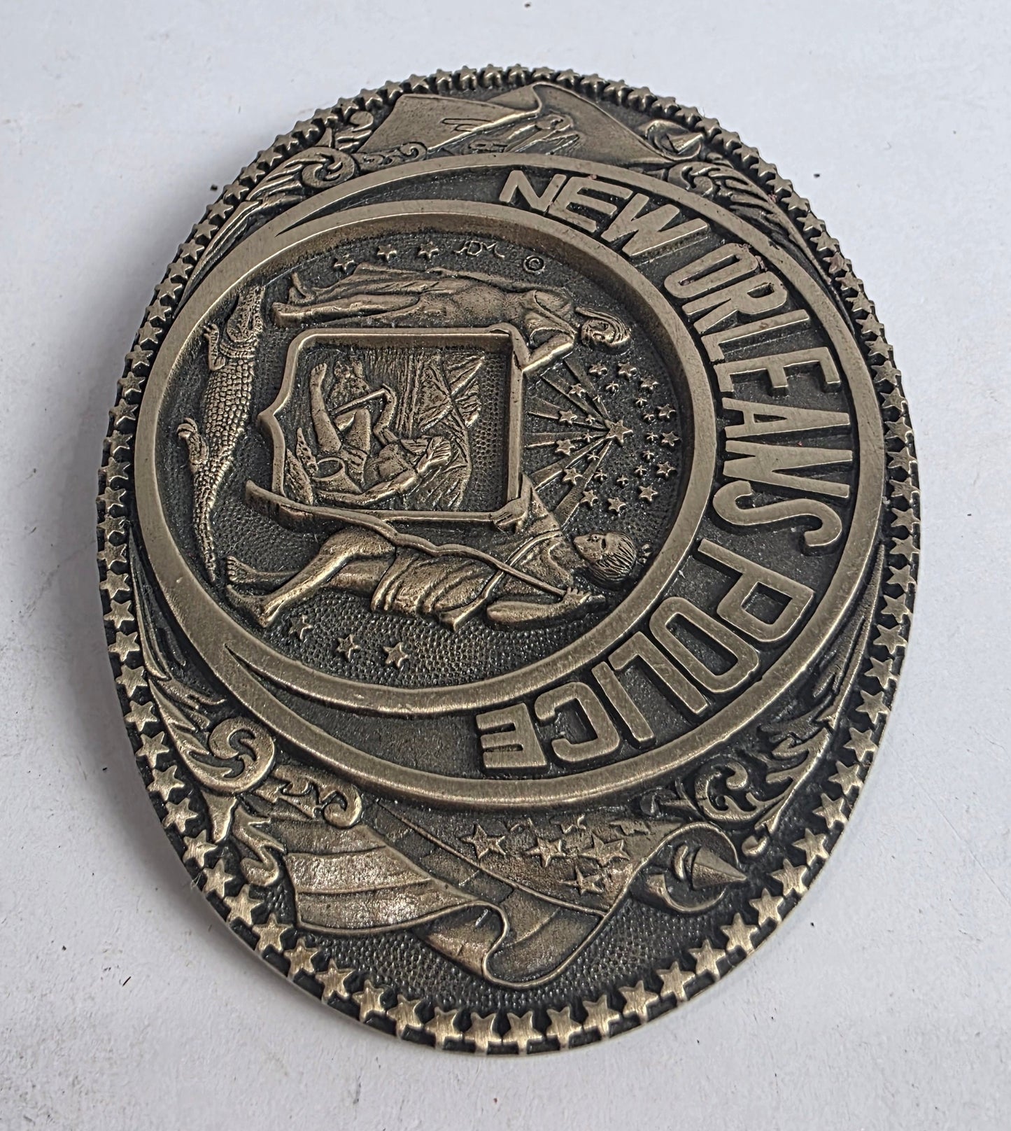 Vtg. NOPD Belt Buckle