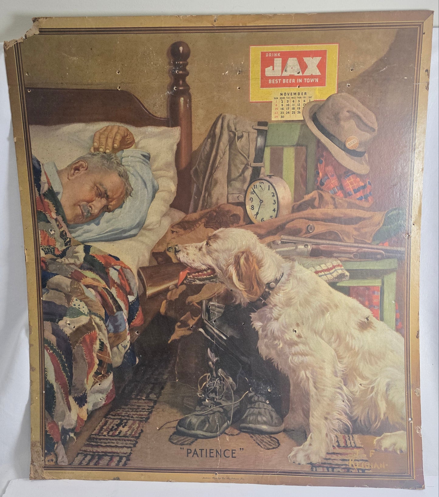 Vtg. Jax Brewery Advertisement