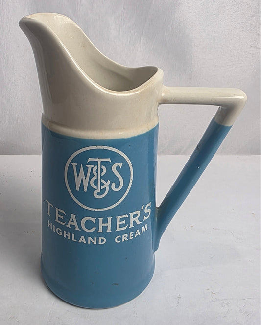 Vtg. Teacher's Highland Cream Pitcher