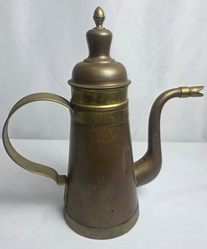 Vtg. Brass/Copper Coffee Pot