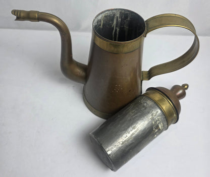 Vtg. Brass/Copper Coffee Pot