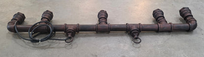 Custom Industrial Pipe Light Fixture #1