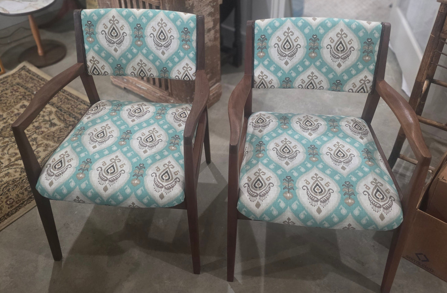 Vtg. MCM Accent Chairs (2)