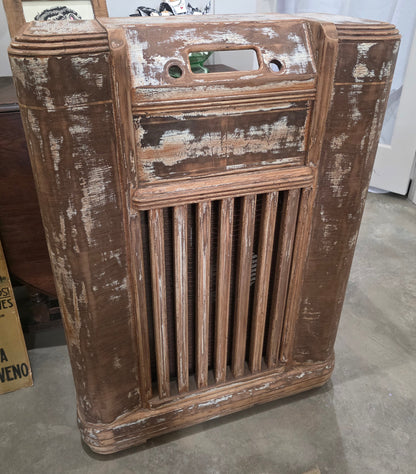 Vtg. 1940s Radio Cabinet