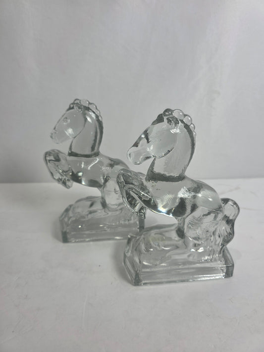 Vtg. 1930s L.E. Smith Horse Bookends
