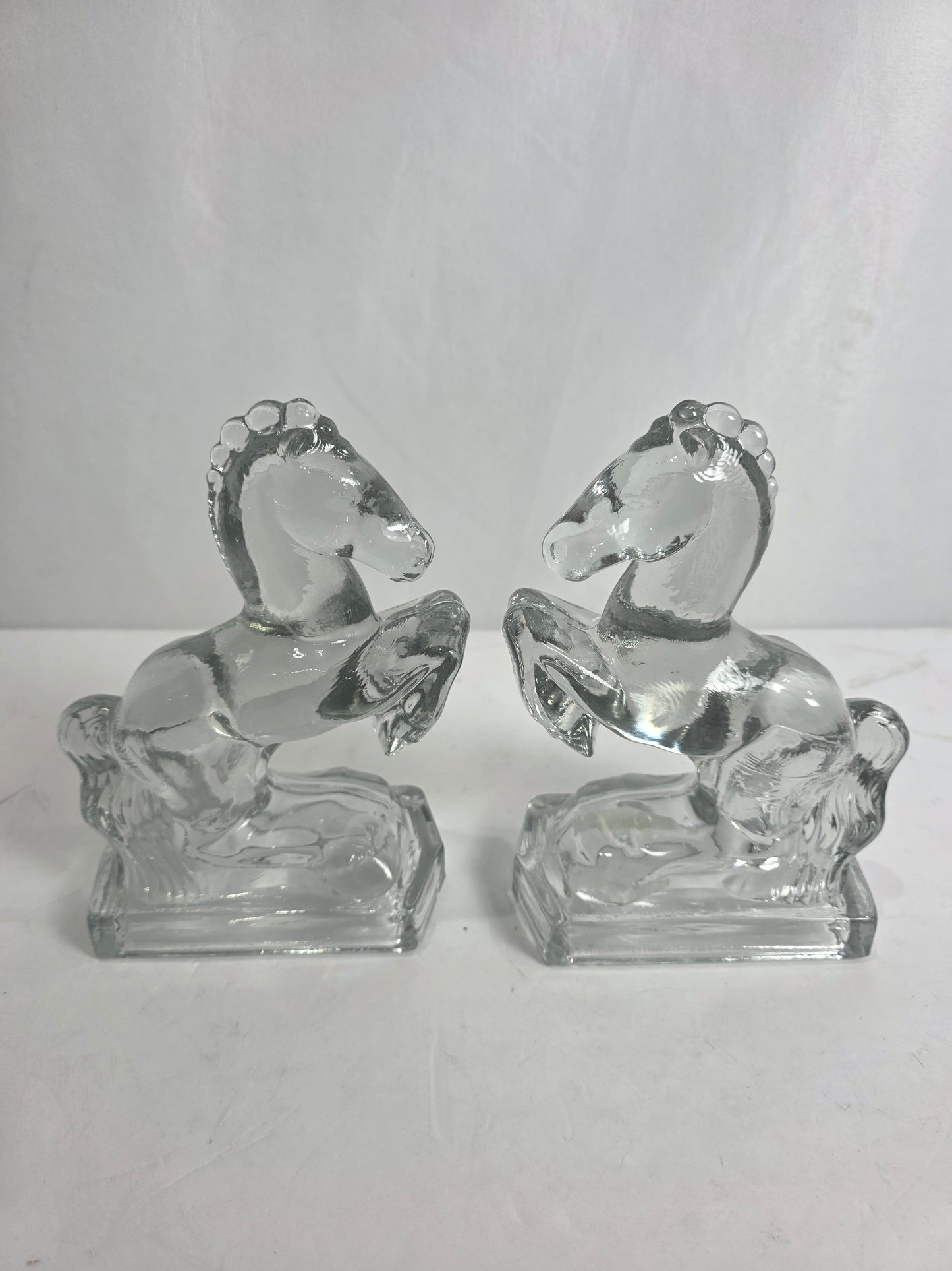 Vtg. 1930s L.E. Smith Horse Bookends