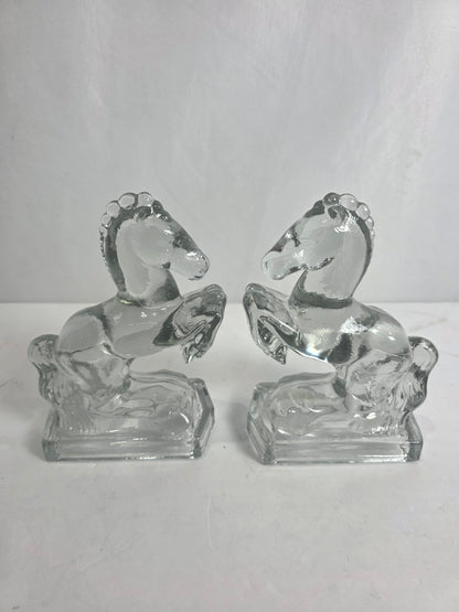 Vtg. 1930s L.E. Smith Horse Bookends