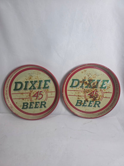 Vtg. Dixie Beer (45) Metal Tray