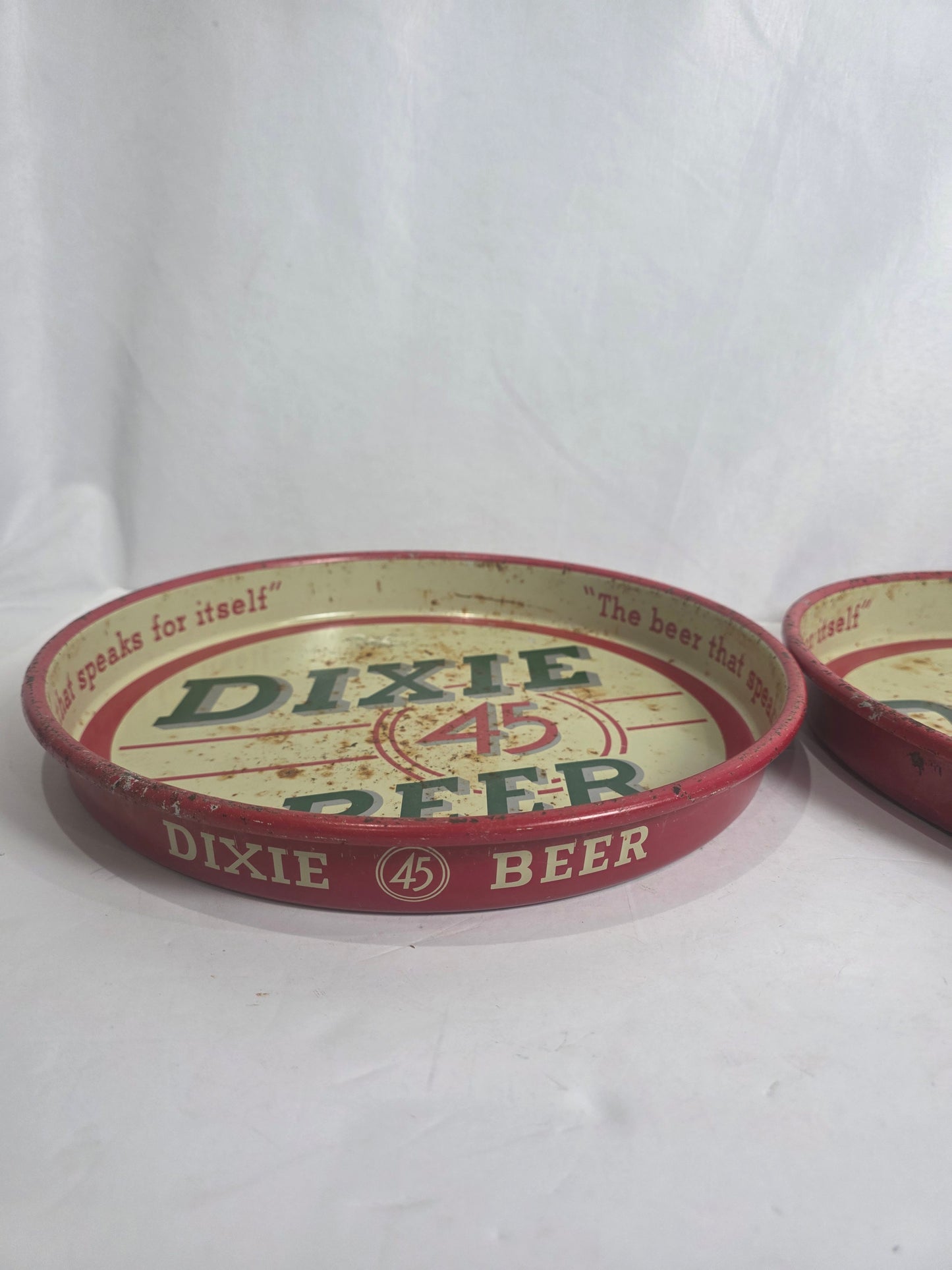 Vtg. Dixie Beer (45) Metal Tray
