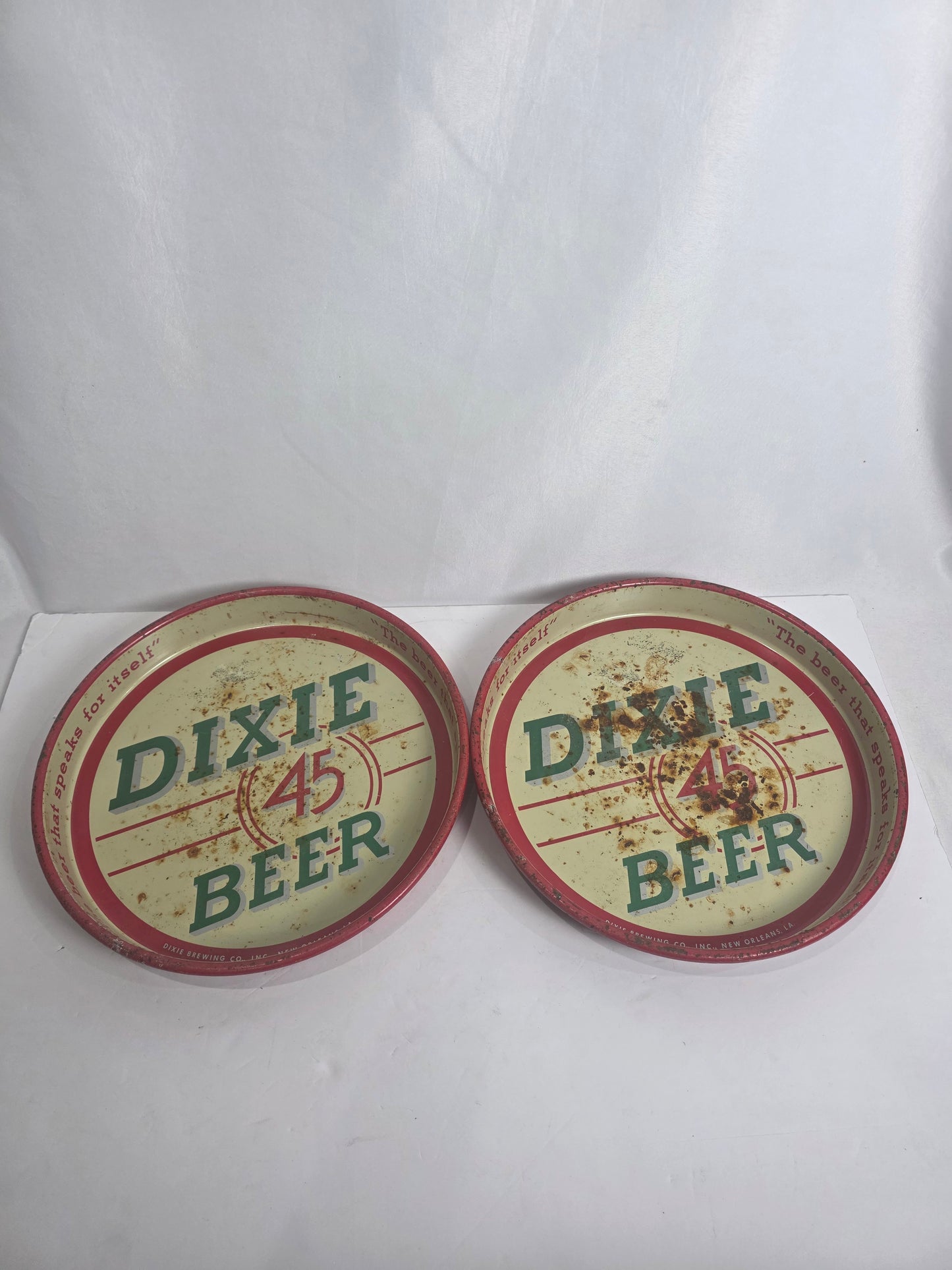 Vtg. Dixie Beer (45) Metal Tray