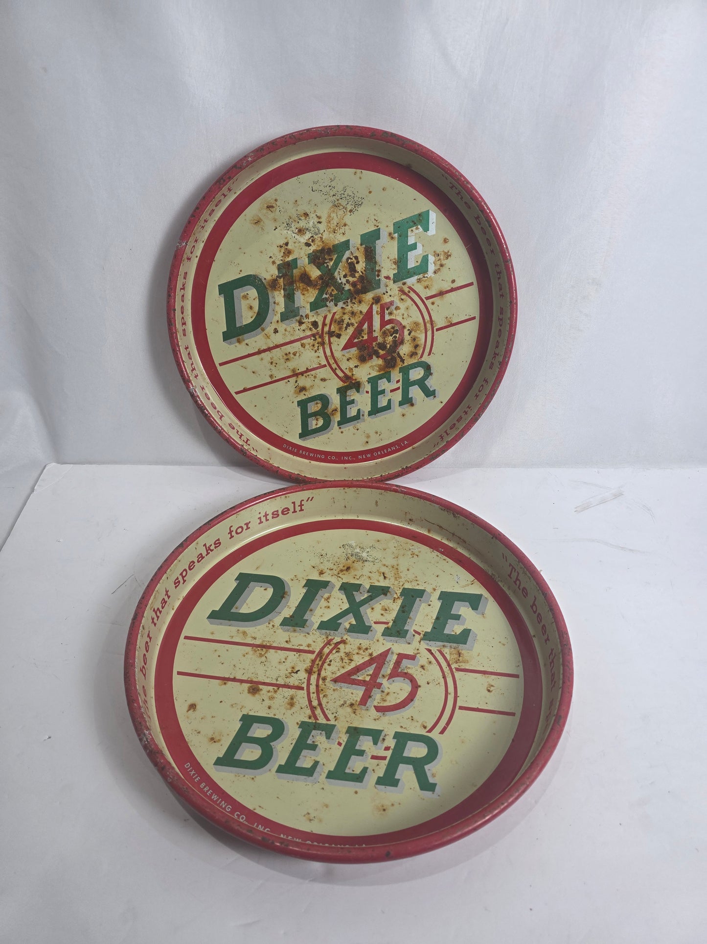 Vtg. Dixie Beer (45) Metal Tray