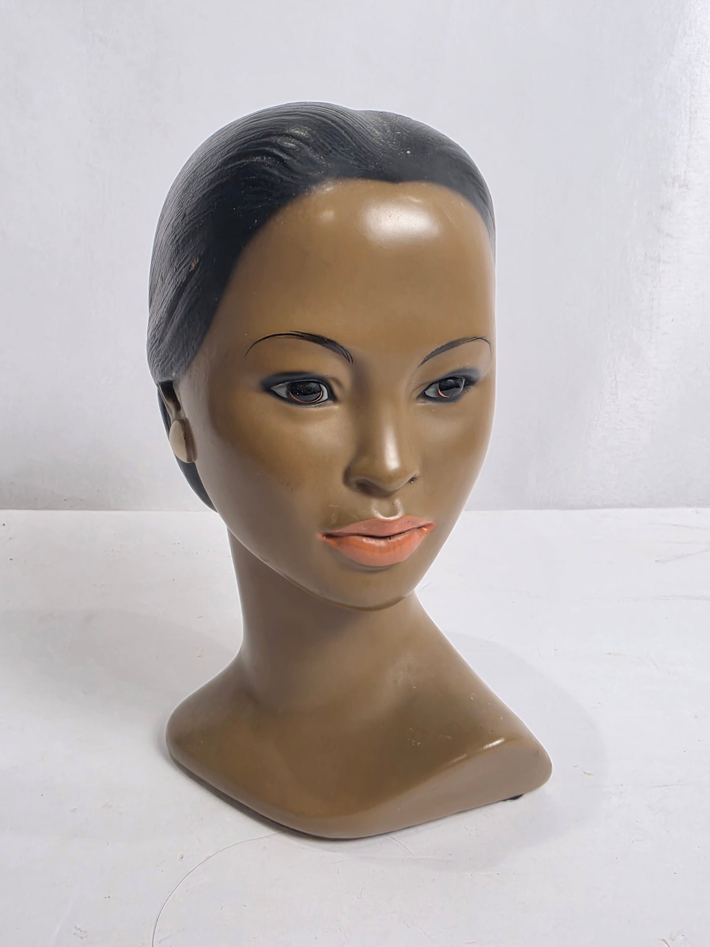 Vtg. 60s Chalkware AA Lady Bust