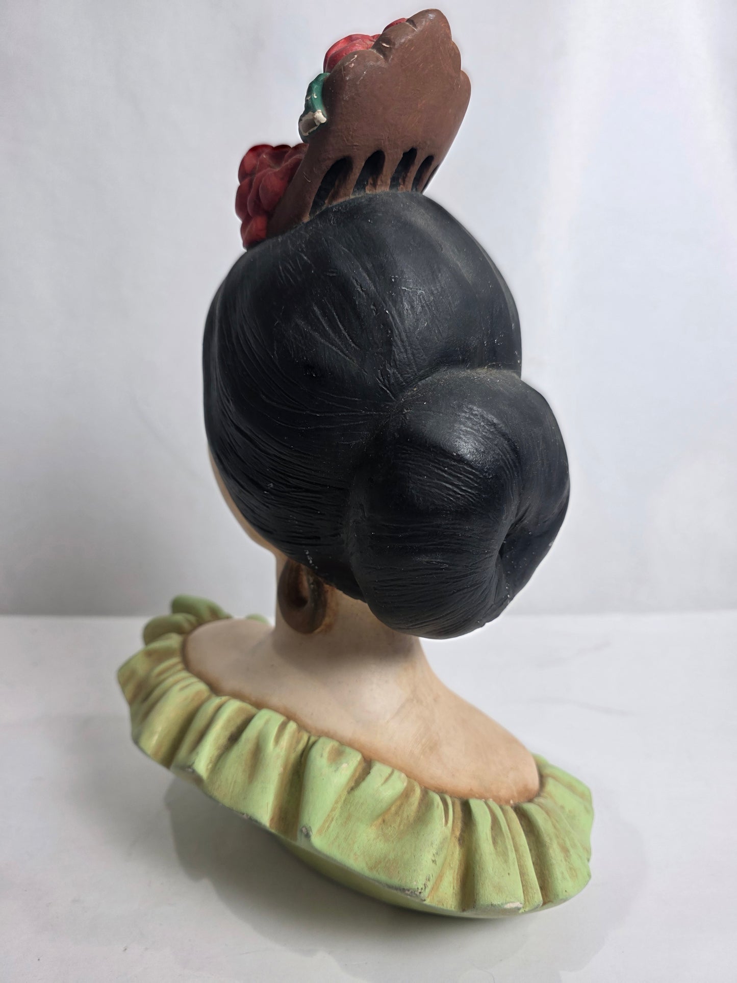 Vtg. 60s Marwal Chalkware Senorita Bust