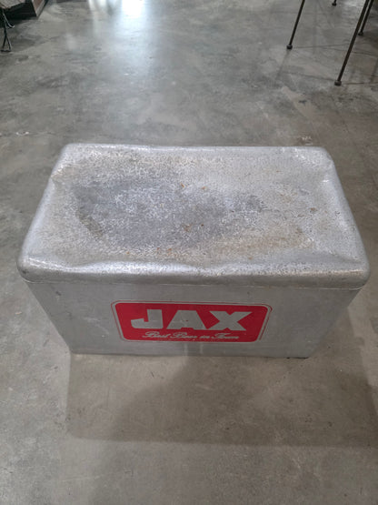 Vtg. Jax Beer Aluminum Cooler