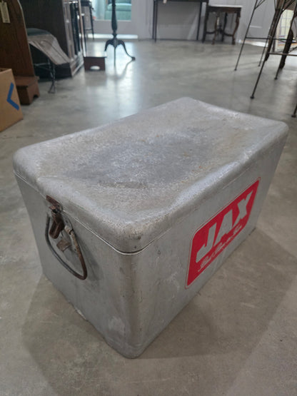 Vtg. Jax Beer Aluminum Cooler