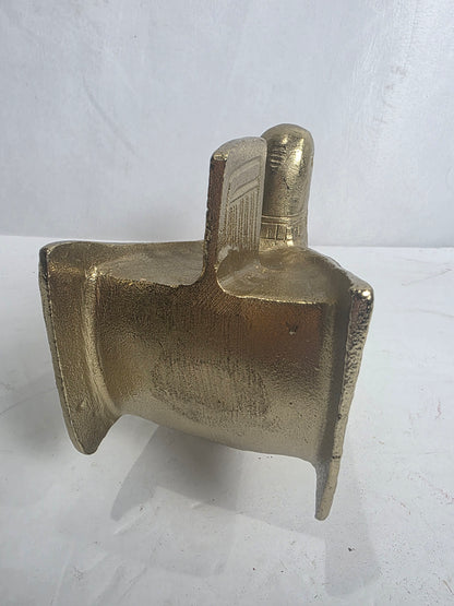 Vtg. Eames Style Gold Metal Bird