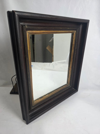 Antique Solid Wood Framed Mirror