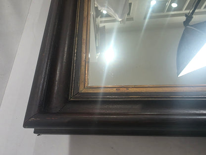 Antique Solid Wood Framed Mirror