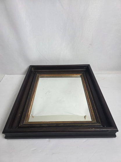 Antique Solid Wood Framed Mirror