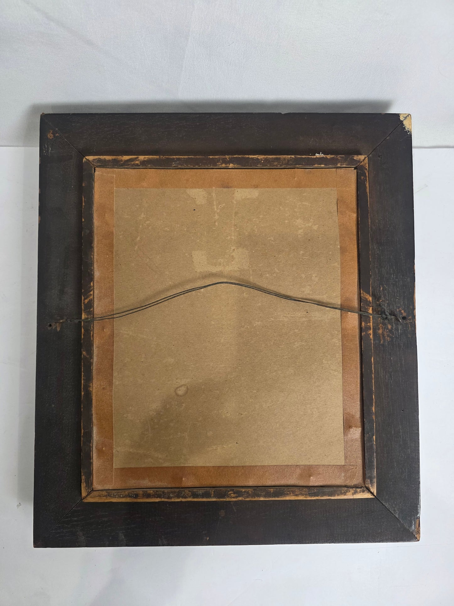 Antique Solid Wood Framed Mirror