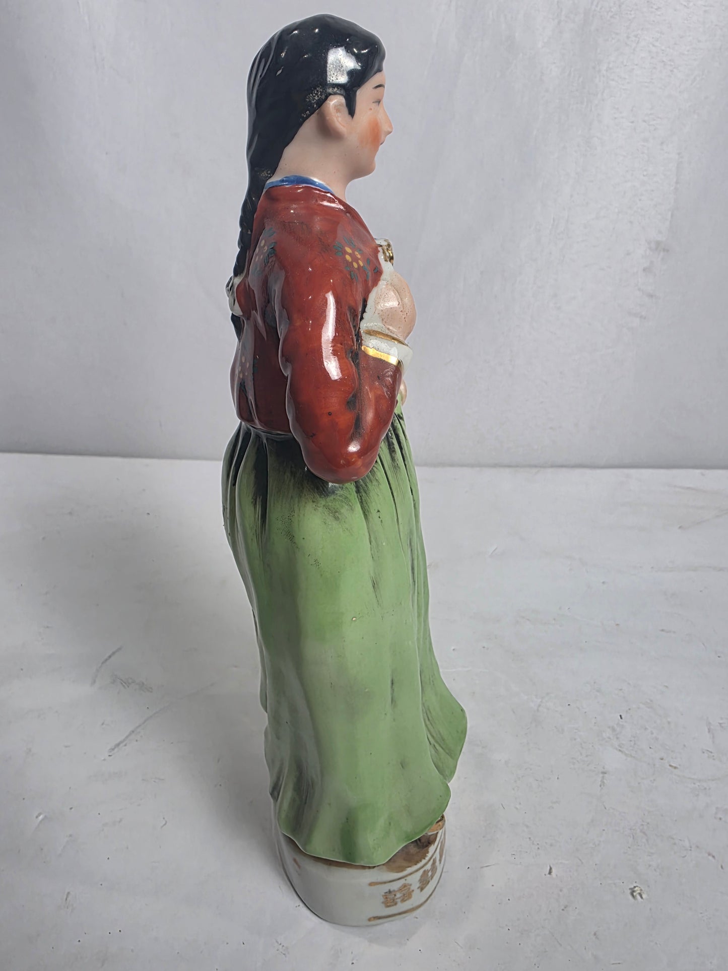 Vtg. Japanese Hand-painted Woman Figurine