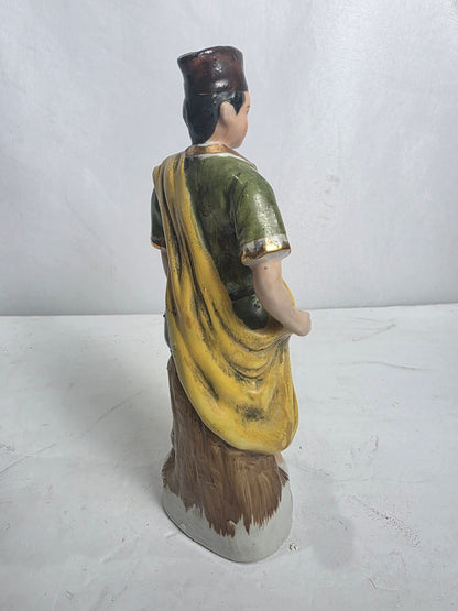 Vtg. Japanese Hand-painted Man Figurine