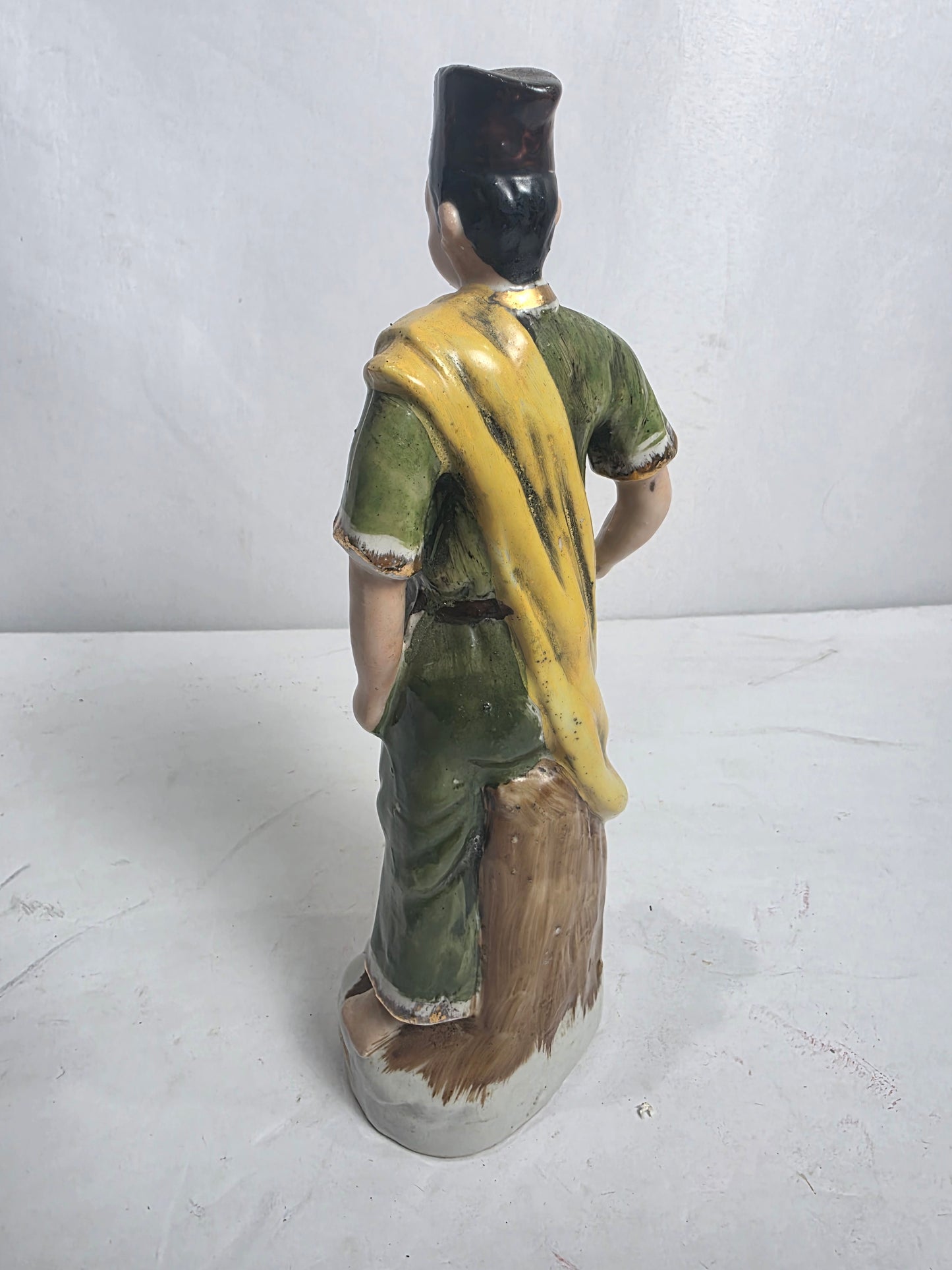 Vtg. Japanese Hand-painted Man Figurine