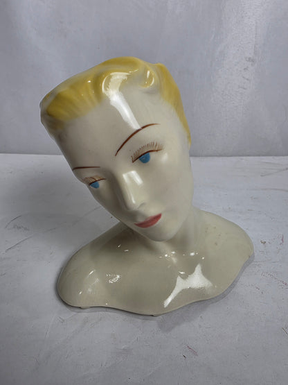 Vtg. Horton Lady Head Vase