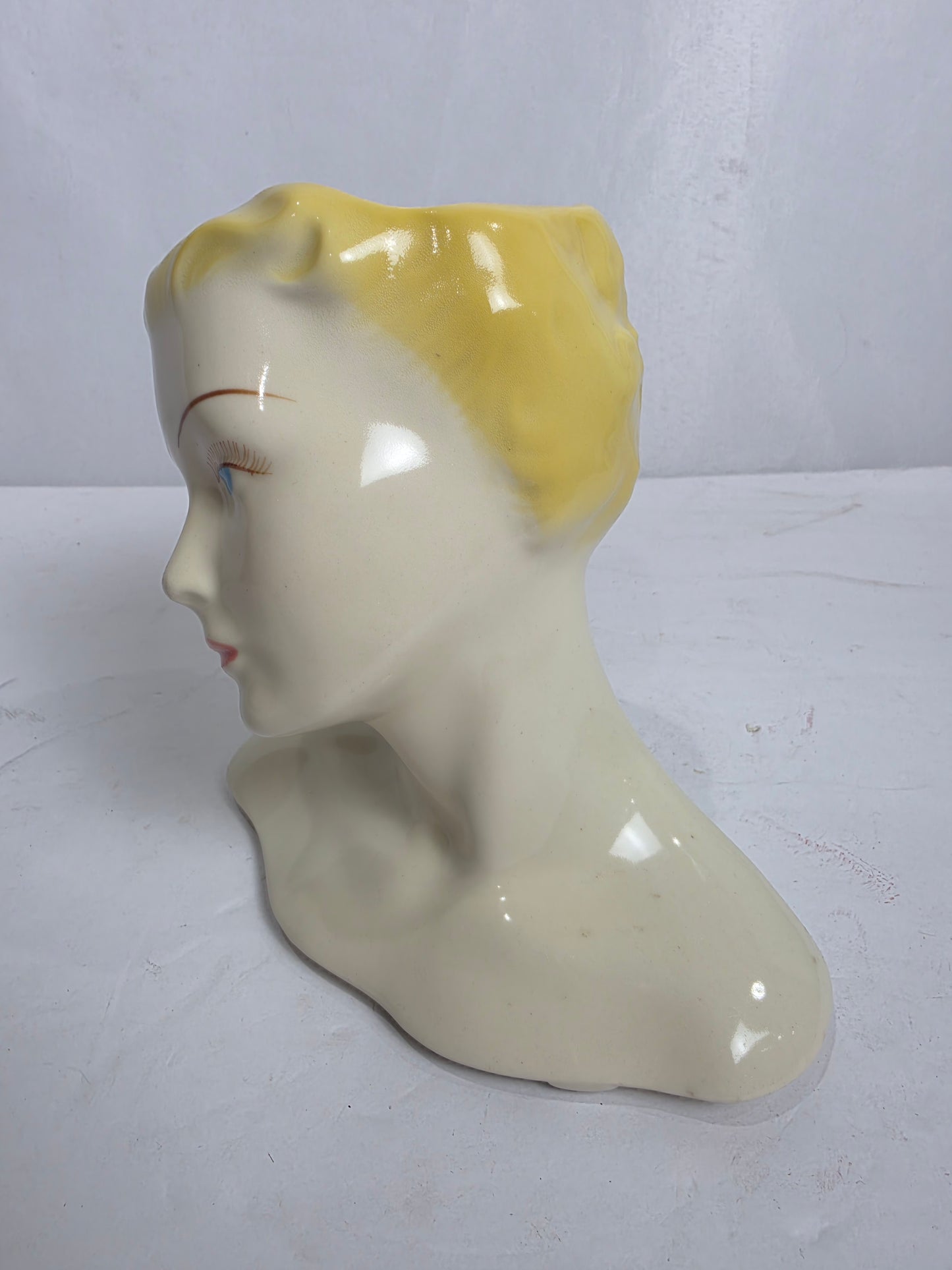 Vtg. Horton Lady Head Vase