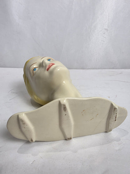 Vtg. Horton Lady Head Vase