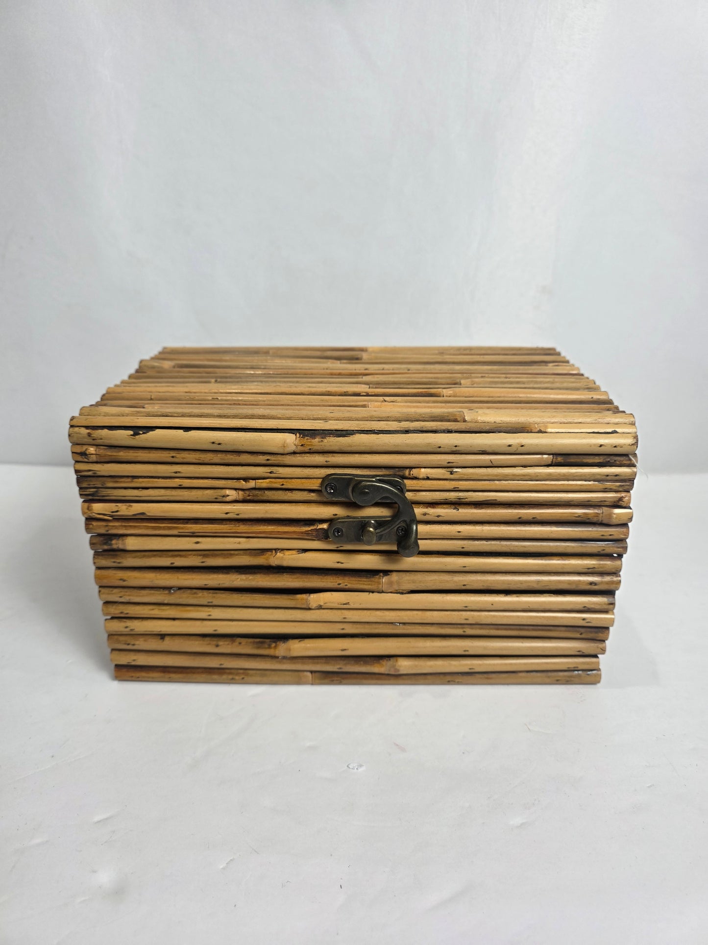 Vtg. Bamboo Box