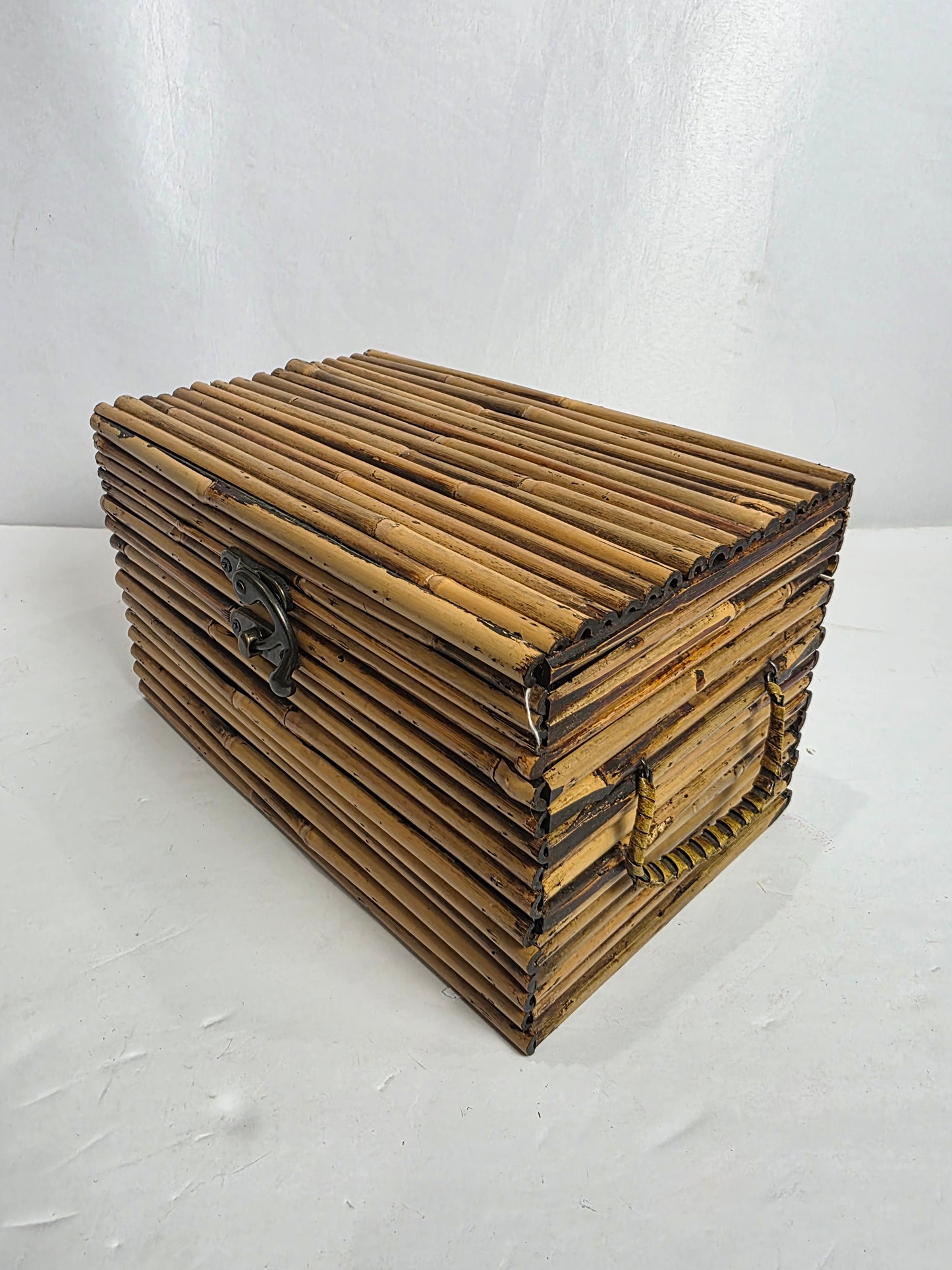 Vtg. Bamboo Box