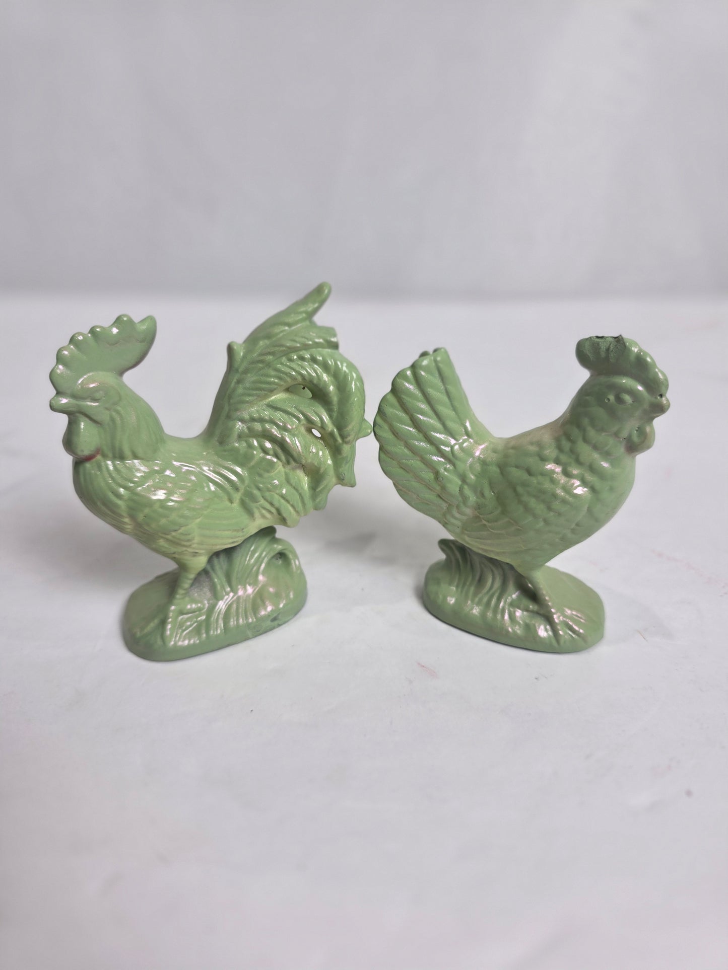Vtg. Mantic Mold Hen/Rooster Set