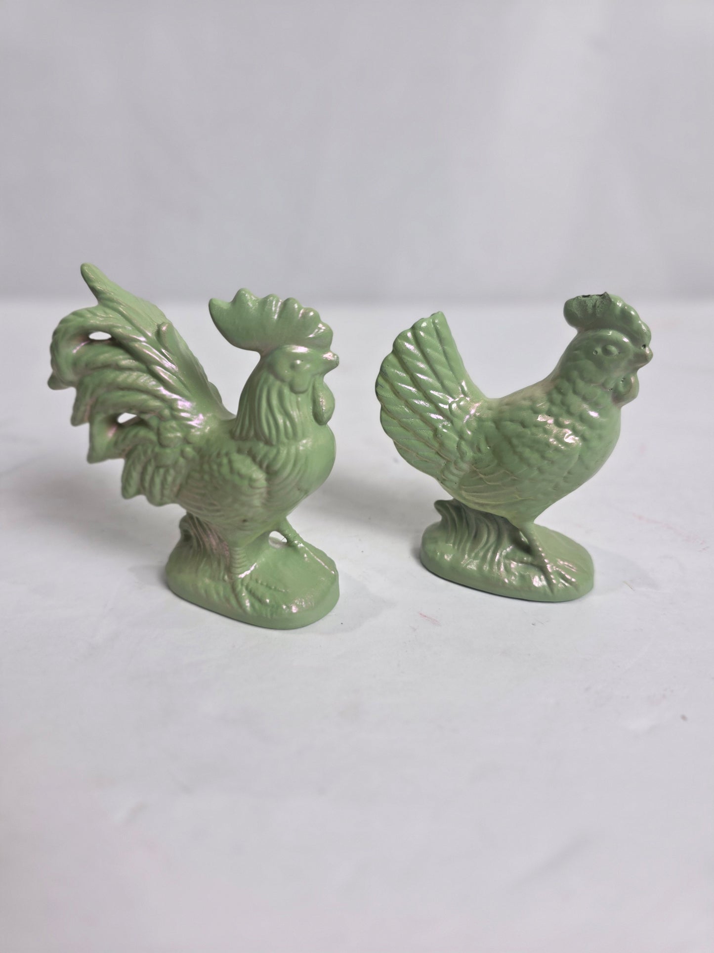 Vtg. Mantic Mold Hen/Rooster Set