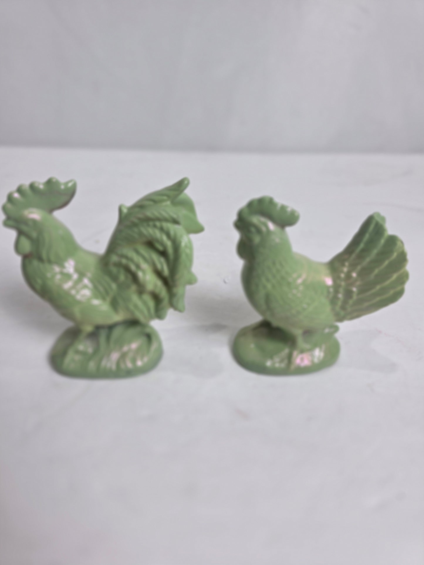 Vtg. Mantic Mold Hen/Rooster Set