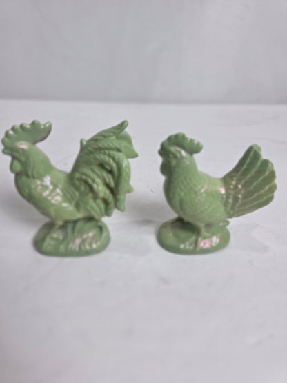 Vtg. Mantic Mold Hen/Rooster Set